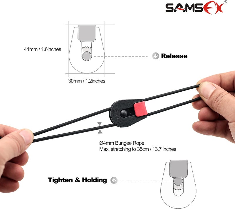 SAMSFX Fishing Rods Belt Stretchy Wrap Pole Straps Elastic Cable Ties for Casting, Spinning & Fly Rods - Image 2